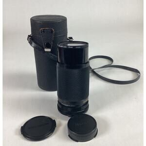 Soligor 80-200mm Zoom + Macro - #38166305 W/ Case & 2 Lens Covers